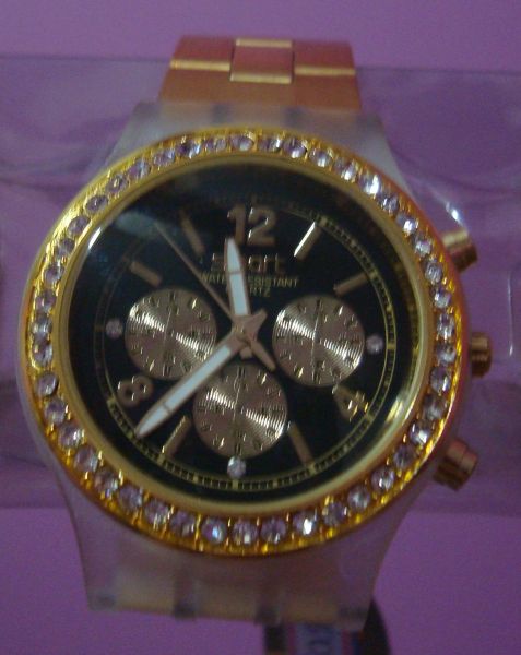 Relógio Dourado Smart